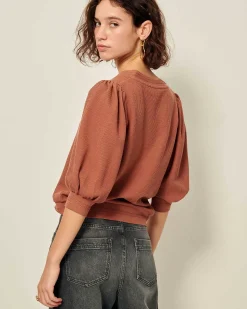 T-Shirts Und Sweatshirts Sessùn |Carbonel Mocha Mousse