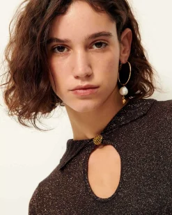 Pullis Und Cardigans Sessùn |Greta Shiny Black