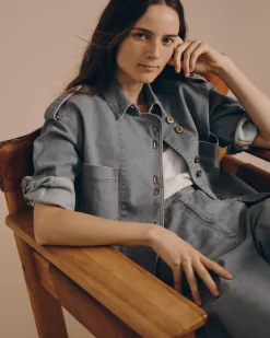 Denim Sessùn |James Shirt Mid Grey