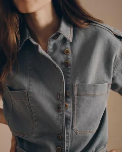 Denim Sessùn |James Shirt Mid Grey