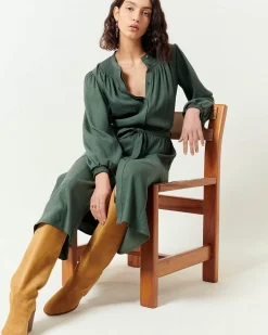 Kleider Sessùn |Luigia Agate Green