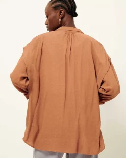 Hemden Und Blusen Sessùn |Pintanora Mocha Mousse