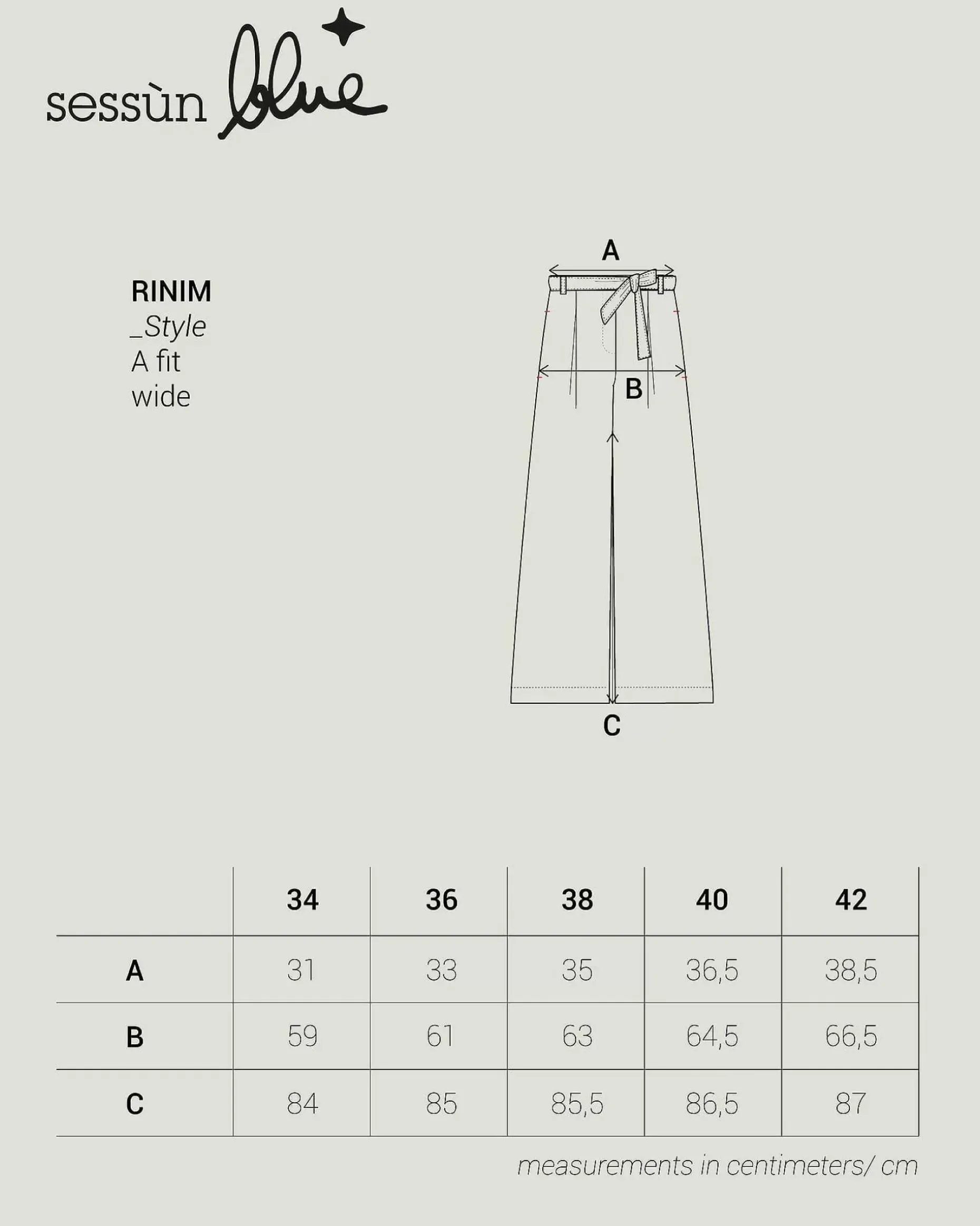 Hosen Sessùn |Rinim Mid Grey