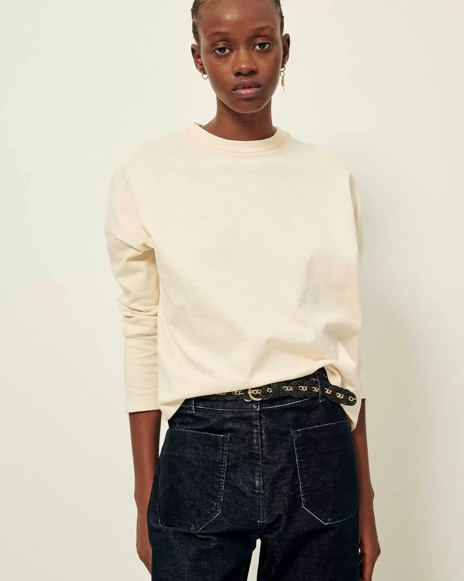 T-Shirts Und Sweatshirts Sessùn |Sidon Fleur De Sel