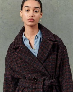 Mantel Sessùn |Silvana Cherry Blue