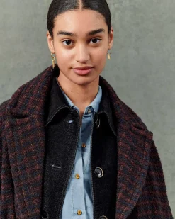 Mantel Sessùn |Silvana Cherry Blue