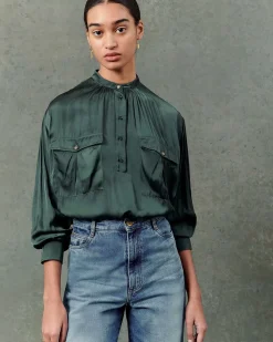 Hemden Und Blusen Sessùn |Solola Agate Green