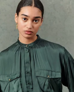 Hemden Und Blusen Sessùn |Solola Agate Green