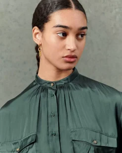 Hemden Und Blusen Sessùn |Solola Agate Green