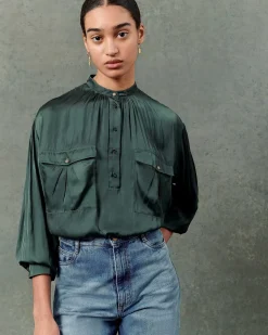 Hemden Und Blusen Sessùn |Solola Agate Green