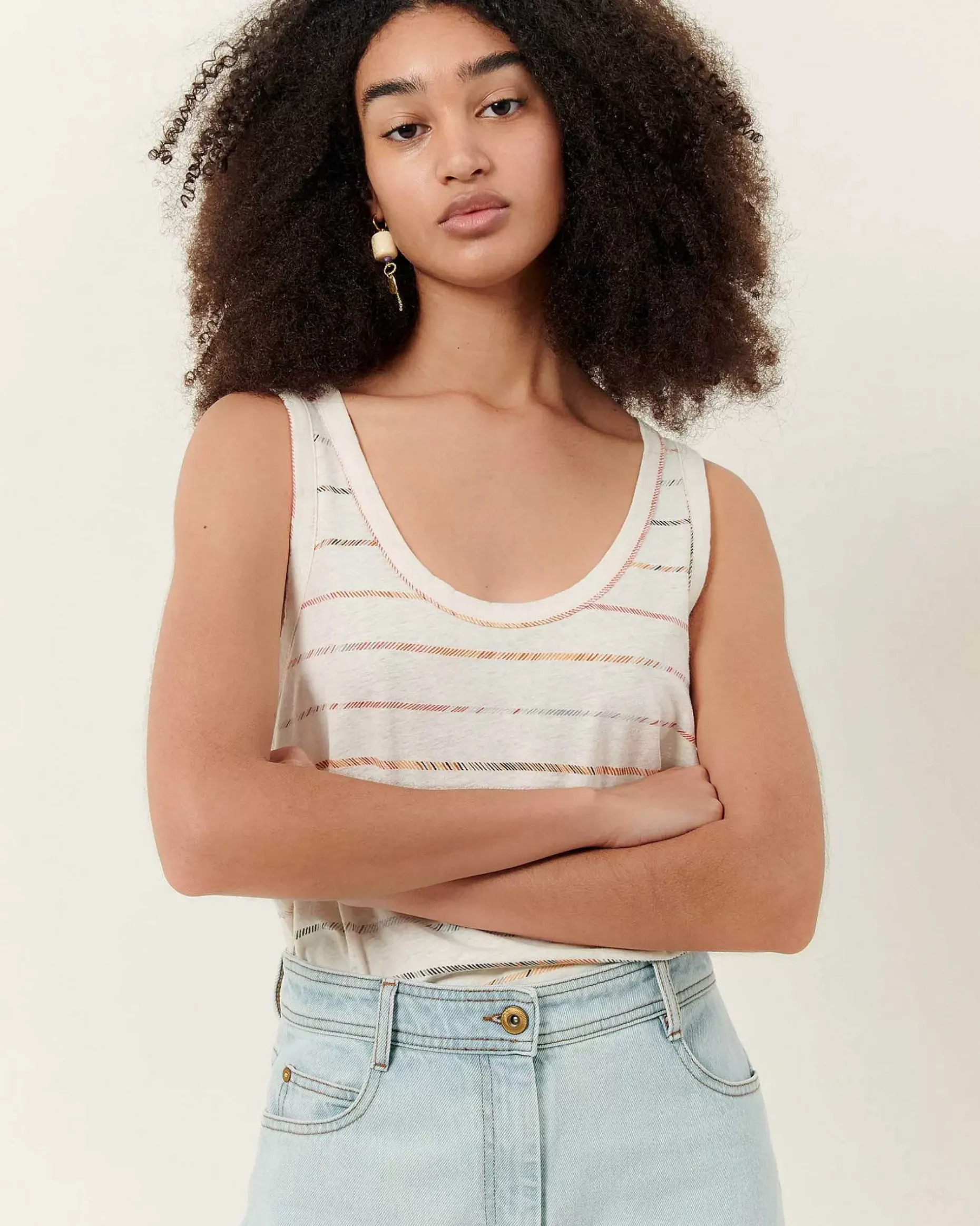 T-Shirts Und Sweatshirts Sessùn |The D Optical White