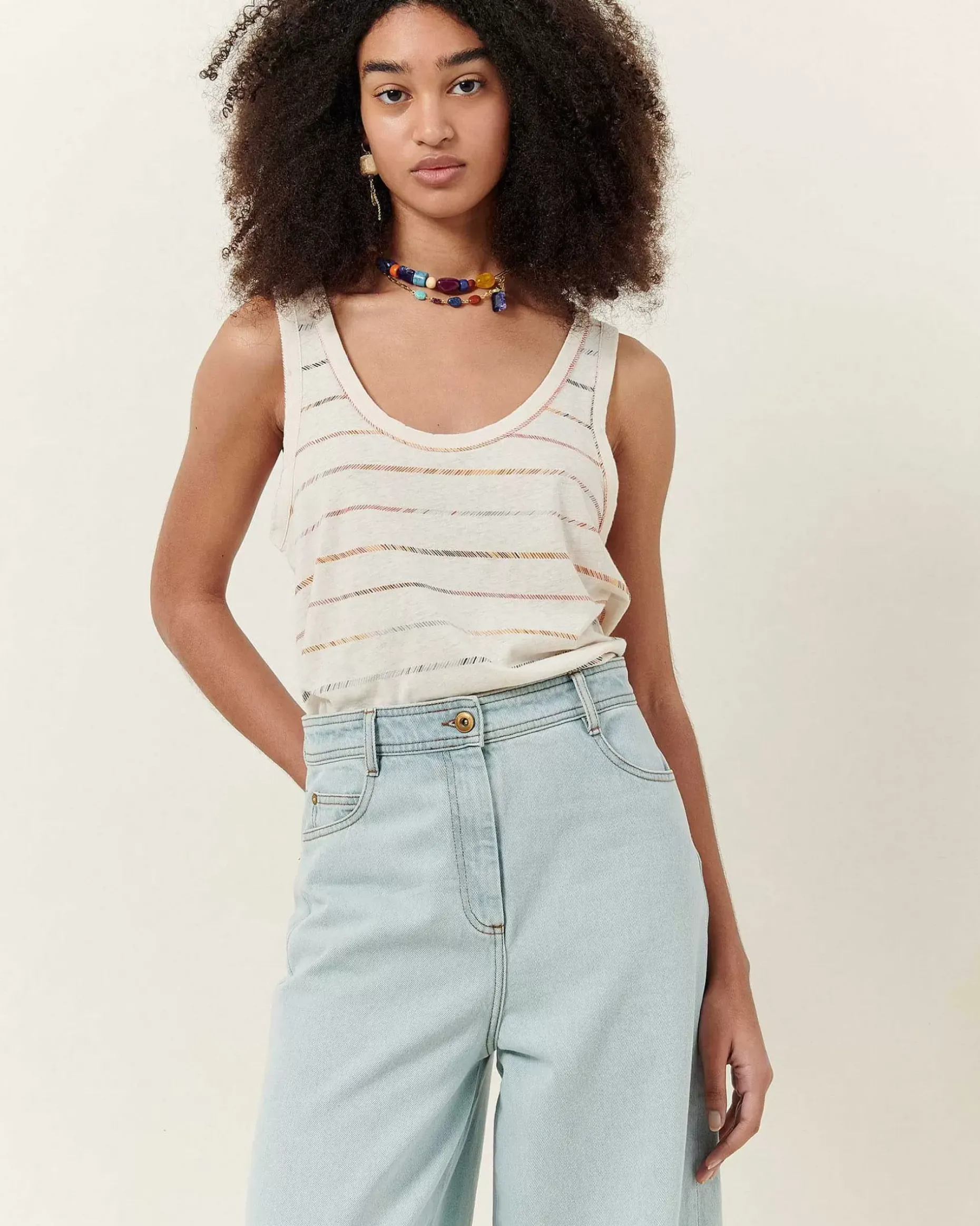 T-Shirts Und Sweatshirts Sessùn |The D Optical White