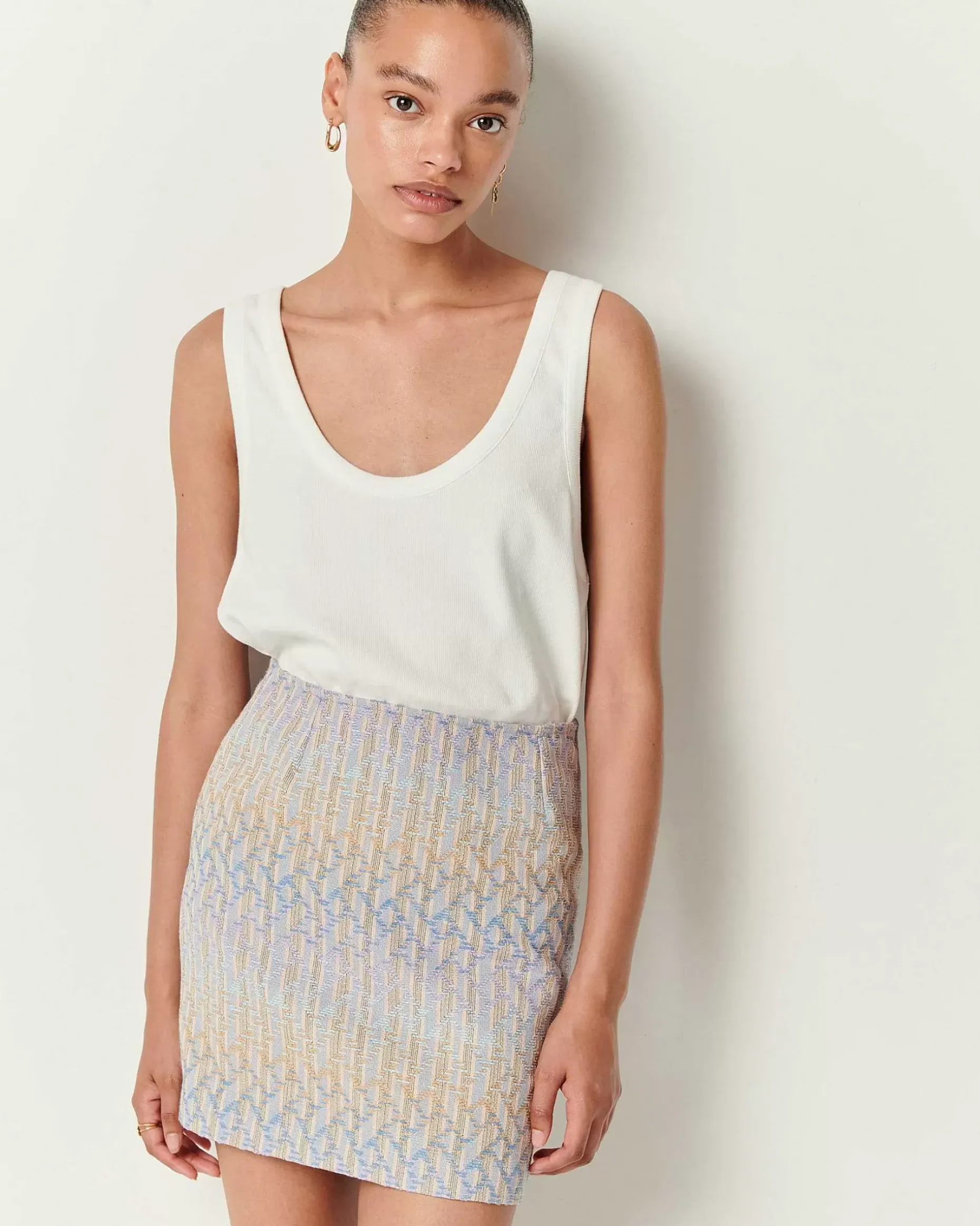 T-Shirts Und Sweatshirts Sessùn |The D Optical White