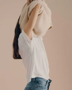 T-Shirts Und Sweatshirts Sessùn |The V Optical White